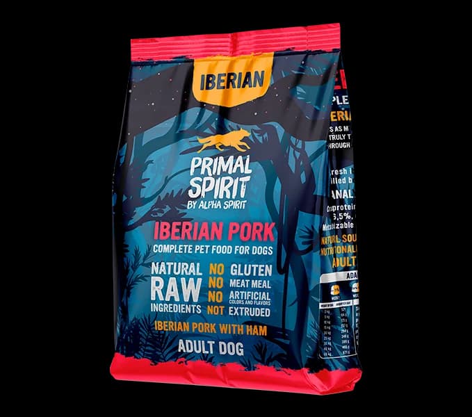 Alpha Spirit Primal Spirit Iberian Pork z szynką 1 kg