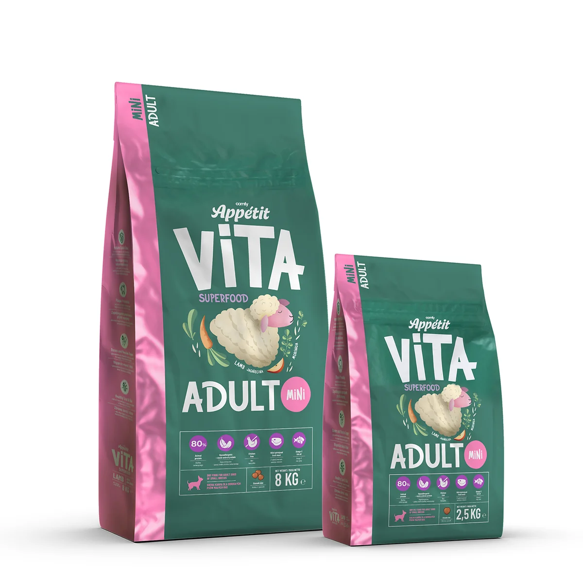 Comfy Appétit Vita Superfood Adult Mini 2,5 kg