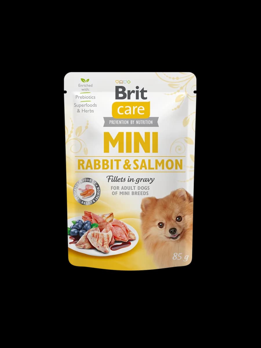 Brit Care Mini Pouch Królik i Łosoś 85 g