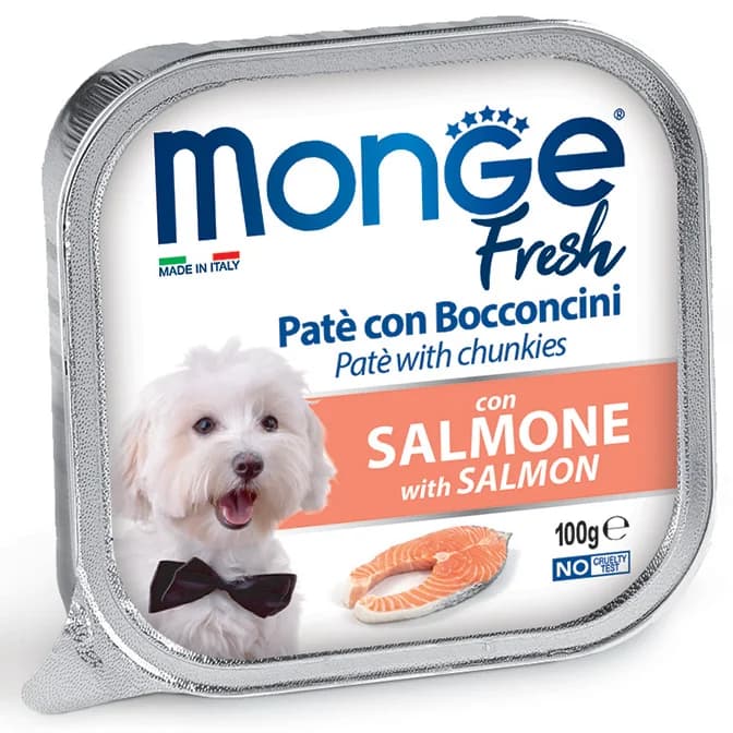Monge Fresh Paté con Bocconcini Salmone 100 g