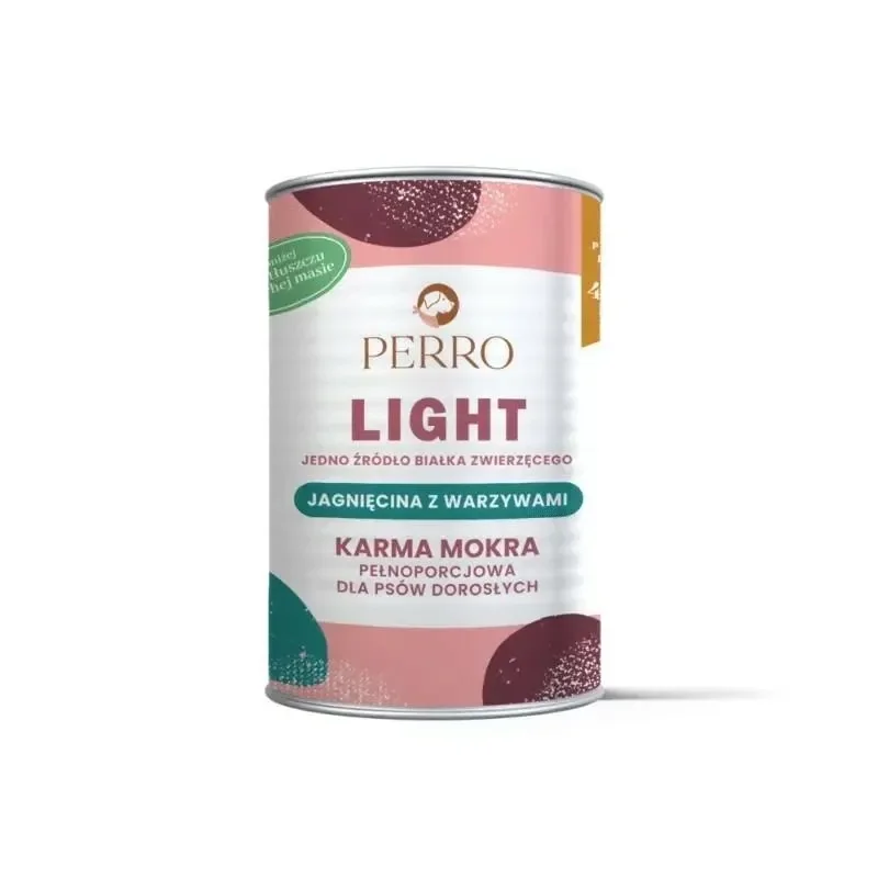 PERRO LIGHT Jagnięcina z Warzywami 400g