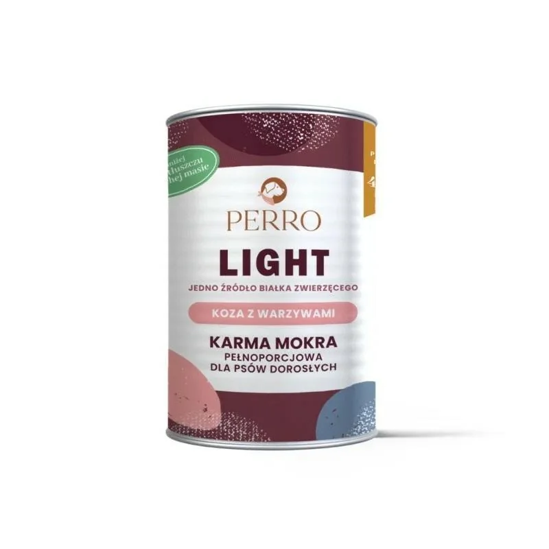 PERRO LIGHT Koza z Warzywami 400g