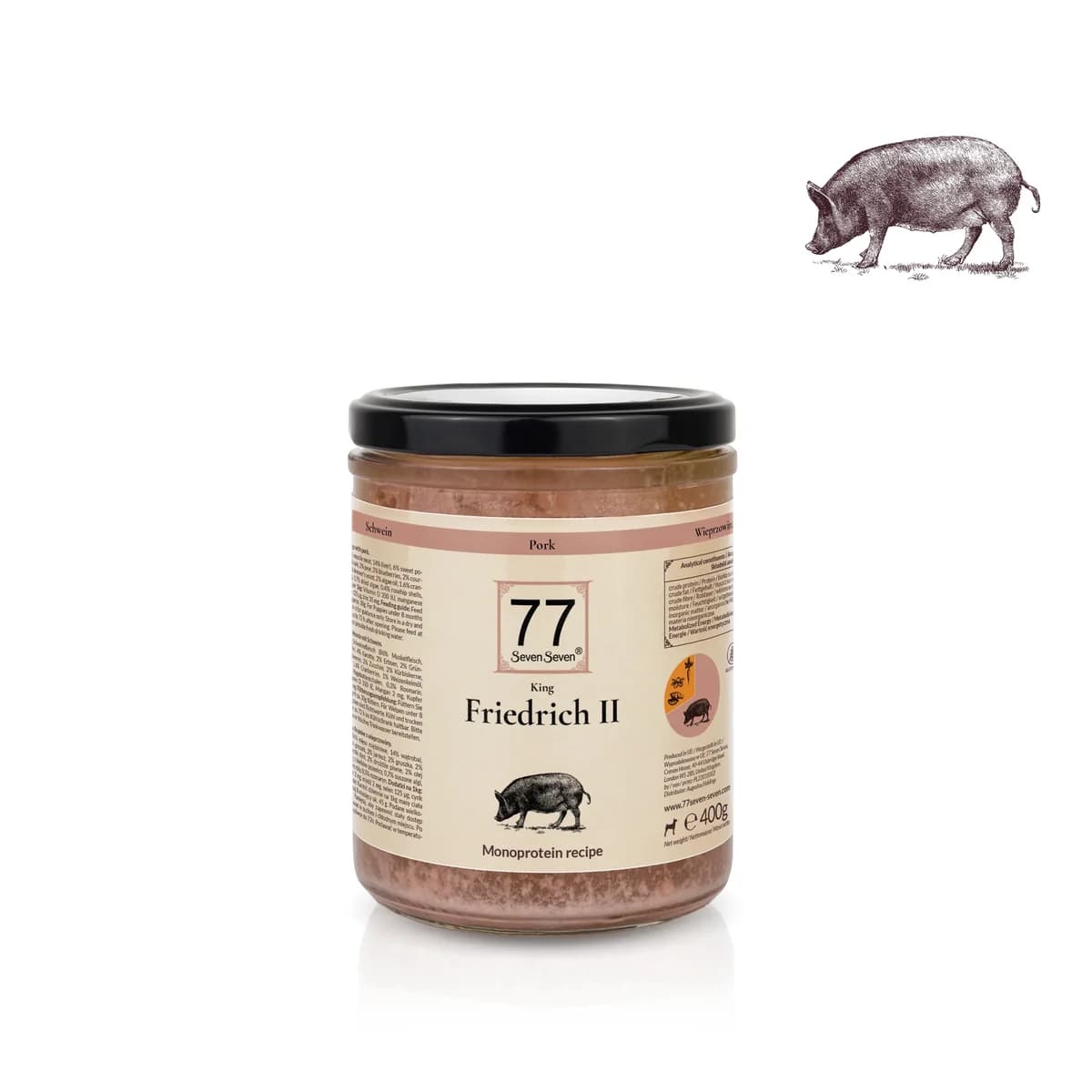 Seven Seven King Friedrich II Wieprzowina 400 g