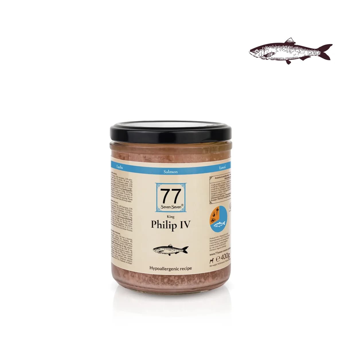 Seven Seven King Philip IV Łosoś 400 g