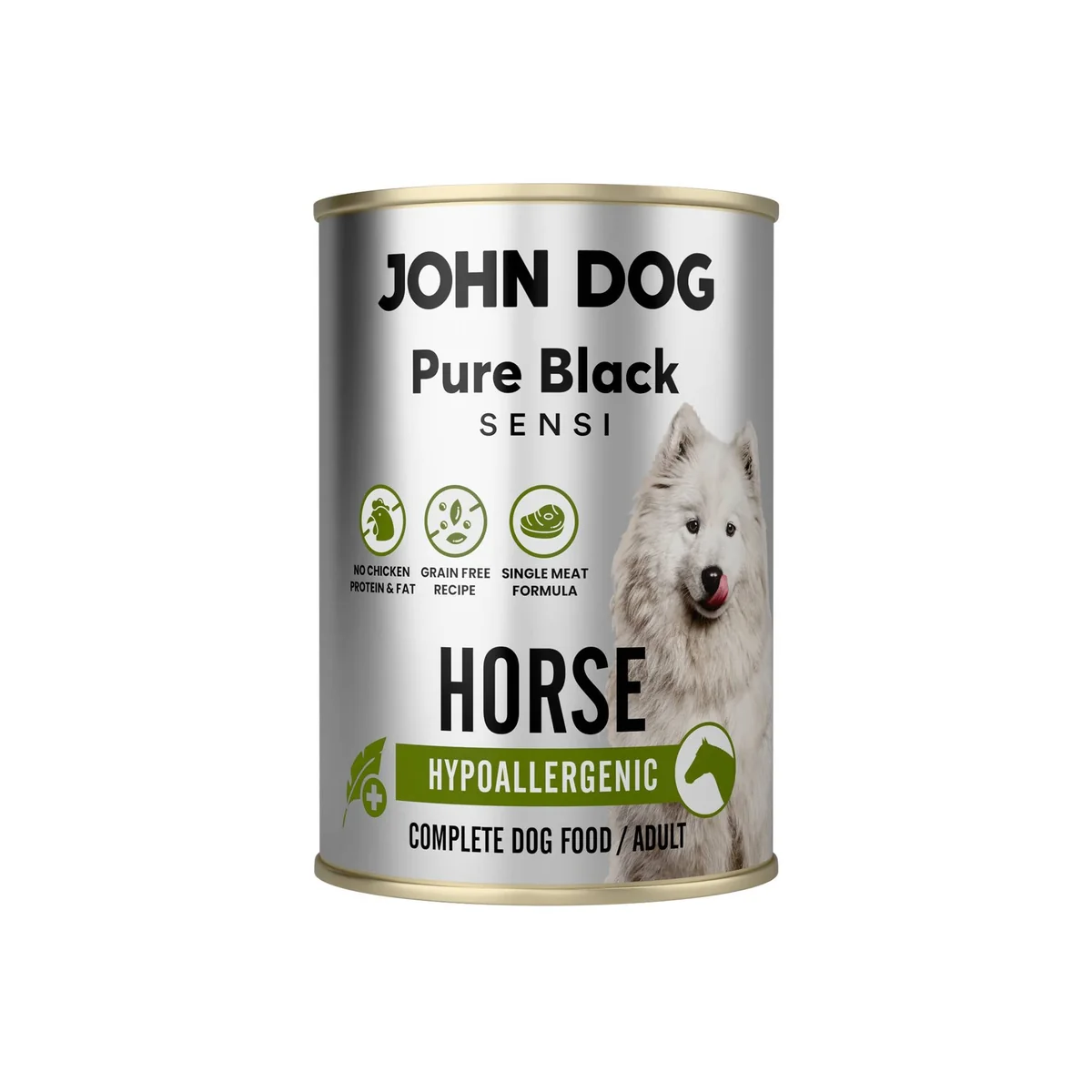 John Dog Pure Black Sensi Hypoallergenic Konina 400g