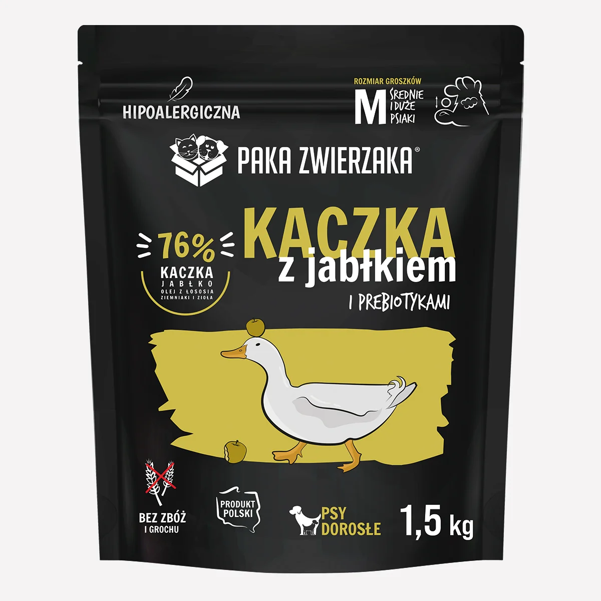 Paka Zwierzaka Kaczka z Jabłkiem 1,5 kg