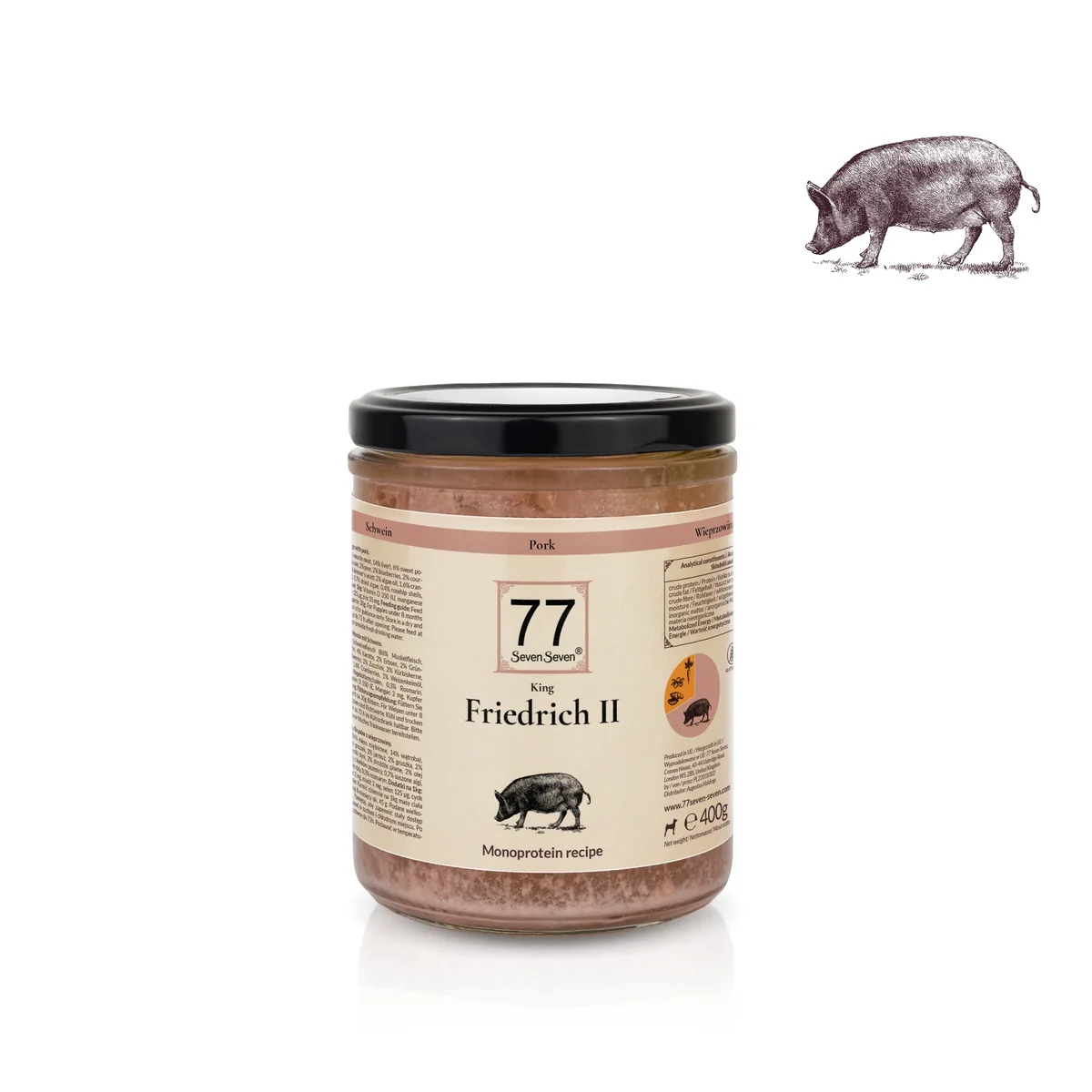Seven Seven King Friedrich II Wieprzowina 400 g