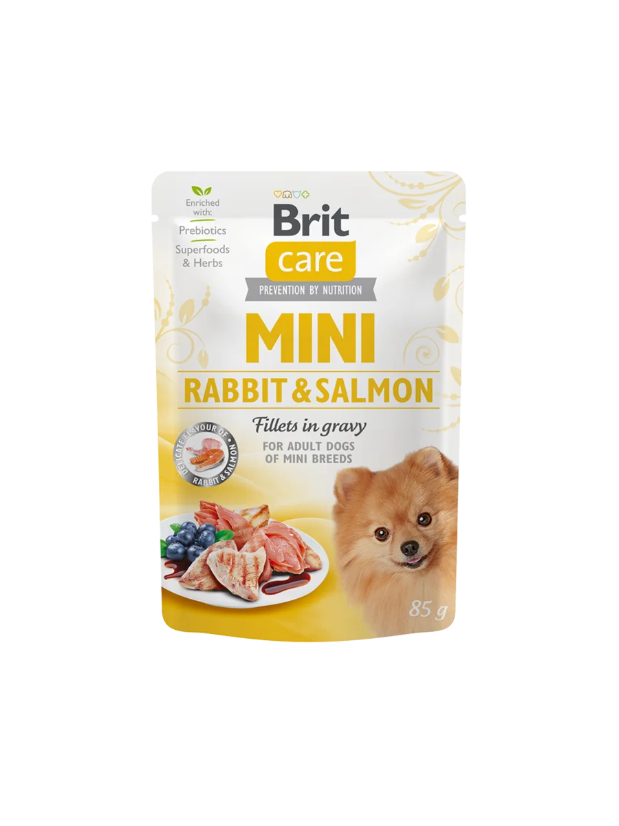 Brit Care Mini Pouch Królik i Łosoś 85 g