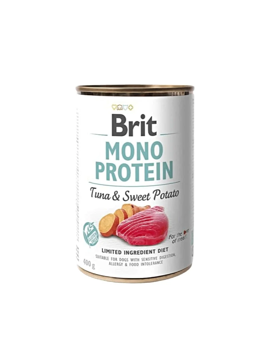 Brit Mono Protein Tuńczyk z Batatem 400g