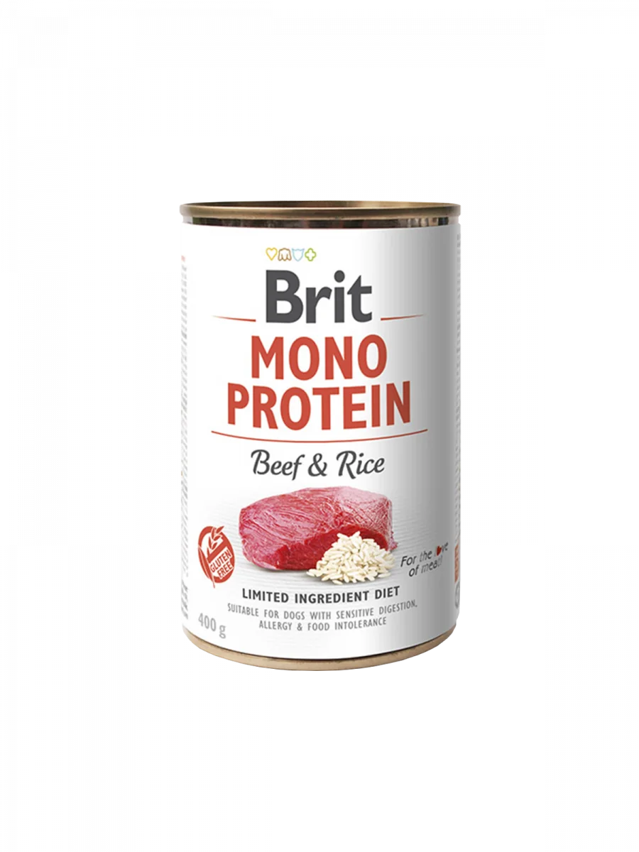 Brit Mono Protein Wołowina z Ryżem 400g