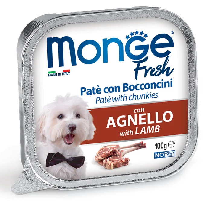 Monge Fresh Paté con Bocconcini Agnello 100 g