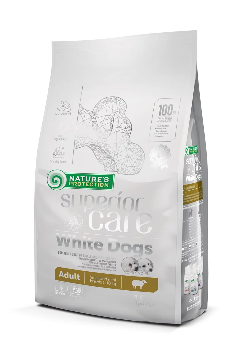 Nature's Protection Superior Care White Dogs Adult 1,5 kg