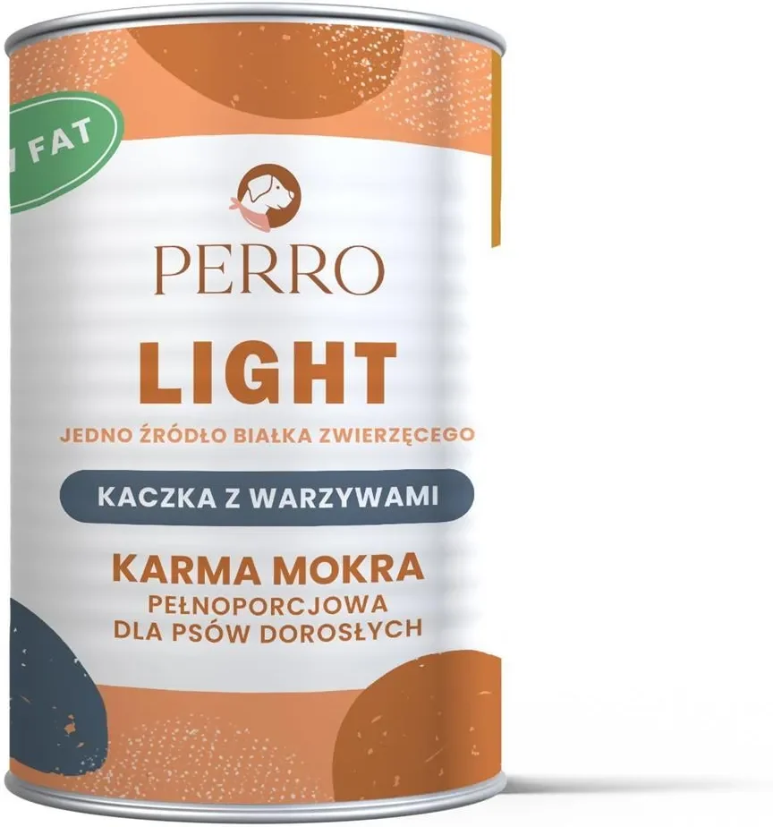 PERRO LIGHT Kaczka z Warzywami 400g