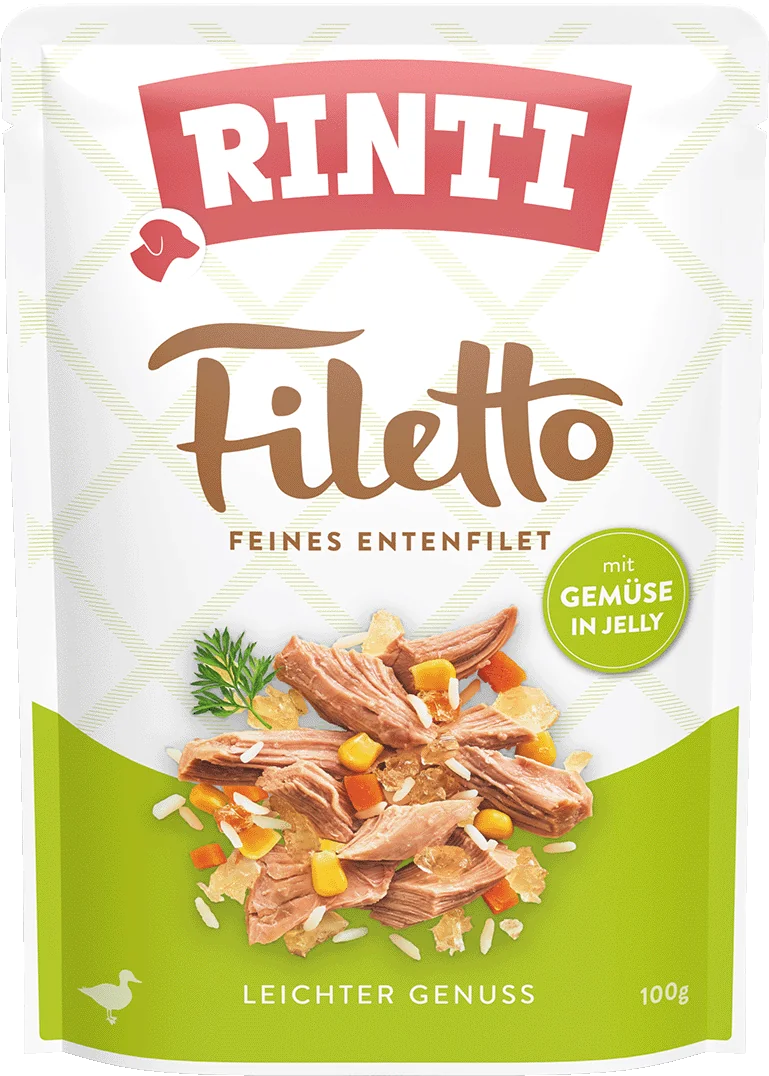 Rinti Filetto Feines Entenfilet mit Gemüse in Jelly 100 g
