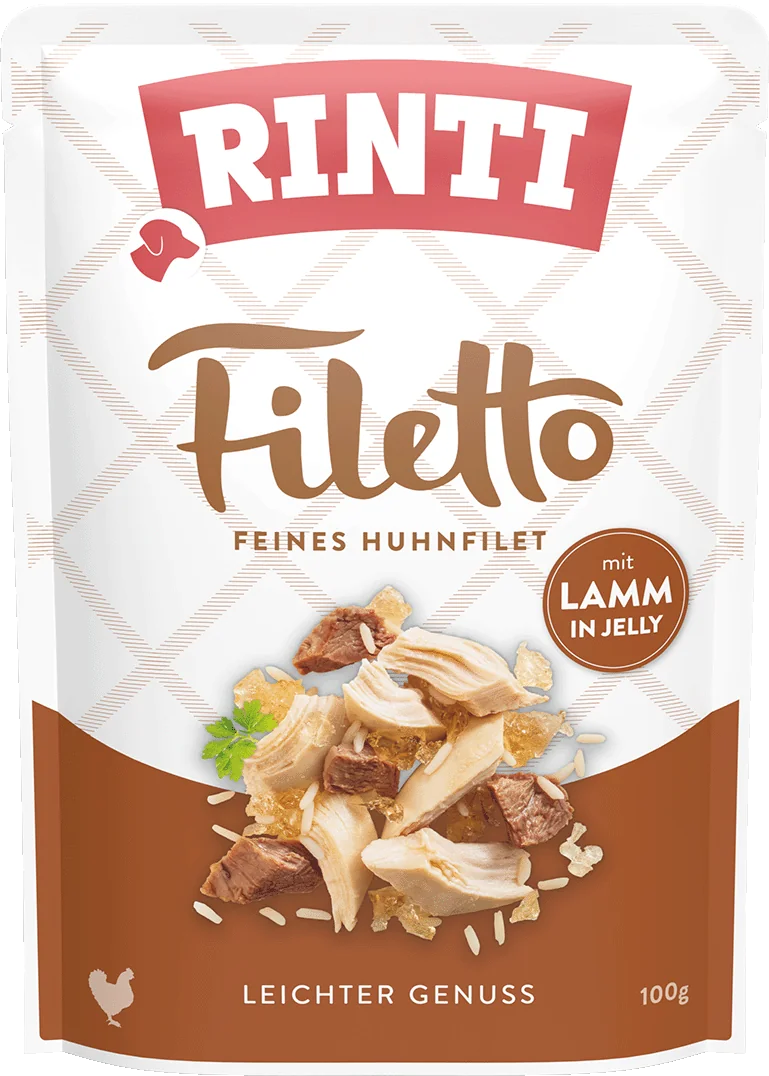 Rinti Filetto Huhnfilet mit Lamm in Jelly 100 g