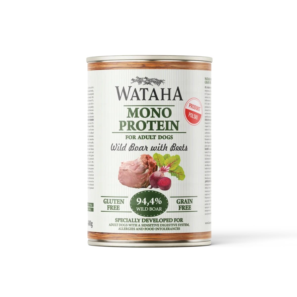 Wataha Mono Protein Adult Dzik z Burakami 400 g